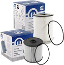 Mopar Fuel Filters 68157291AA and 68436631AA for a 2019-2024 Ram Truck 6.7L Cummins Diesel