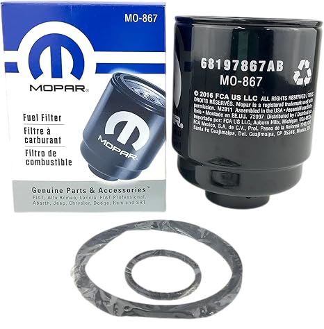 Mopar Fuel/Water Separator Filter Kit 68197867AB