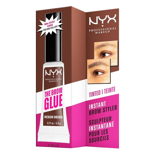 NYX Professional Makeup Brow Glue Instant Brow Styler – Transparent
