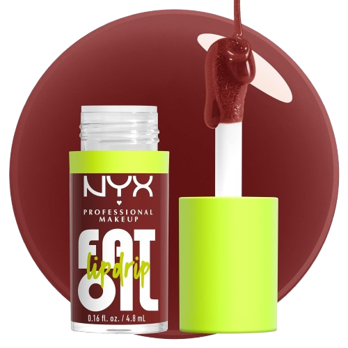 NYX Professional Makeup Fat Oil Lip Drip – Inside Scoop (Plum Brown)