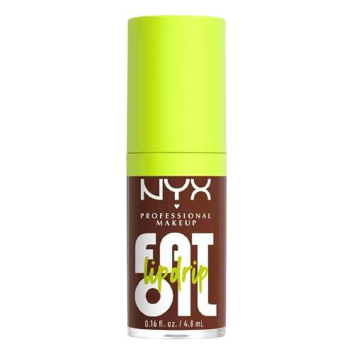 NYX Professional Makeup Fat Oil Lip Drip – Livin’ the Cream (Dusty Brown) 0.16 fl oz