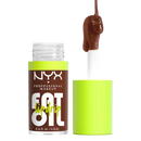 NYX Professional Makeup Fat Oil Lip Drip – Livin’ the Cream (Dusty Brown) 0.16 fl oz