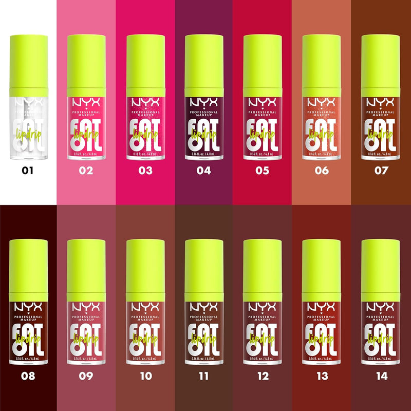 NYX Professional Makeup Fat Oil Lip Drip – Supermodel 03 (Shimmering Magenta)