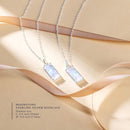 New Beginnings Rainbow Moonstone Sterling Silver Necklace for Women