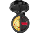 Non-Stick Omelet & Frittata Maker, Stainless Steel - Makes 2 Individual Portions Quick & Easy