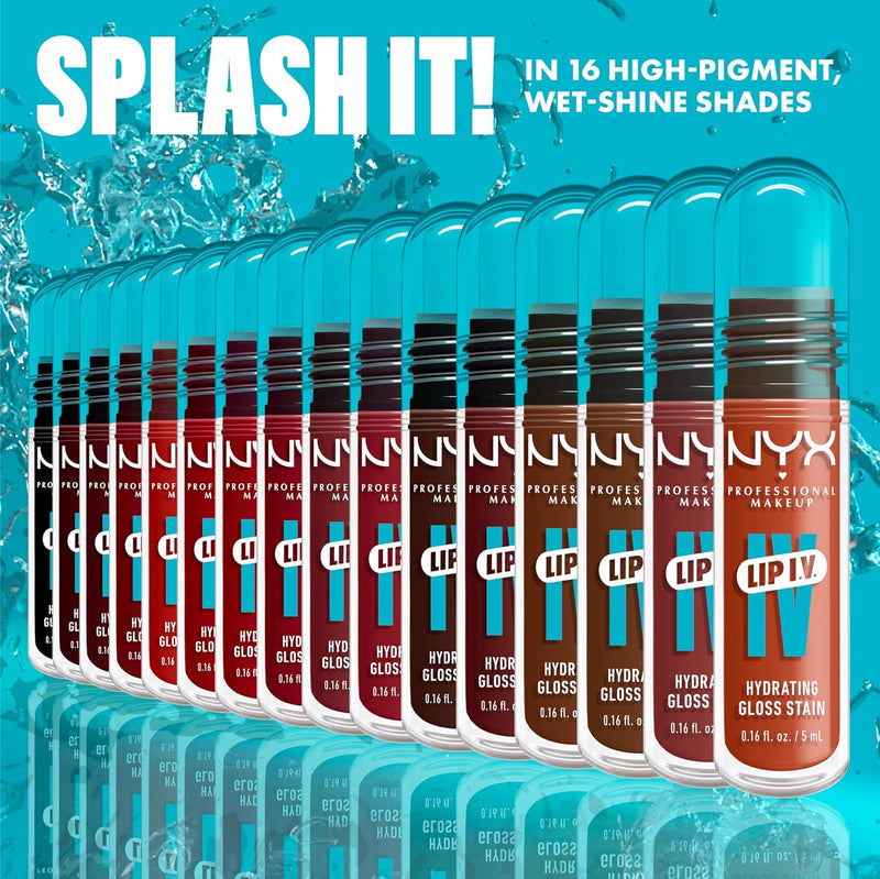 Nyx Professional Makeup Lip IV Hydrating Gloss Stain Up to 12hr