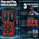 OBD2 Scanner Diagnostic Tool – Check Engine Code Reader with Reset, Mode 6, Mode 8 & I/M Readiness