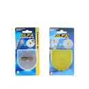 OLFA 60mm Ergonomic Rotary Cutter (RTY-3/DX) - Rotary Fabric Cutter w/Blade Cover & Squeeze Trigger for Quilting, Sewing, Crafts, Replacement Blade