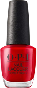 OPI Nail Lacquer Up to 7 Days of Wear Chip Resistant and Fast Drying Light Pink Nail Polish 0.5 fl oz Big Apple Red