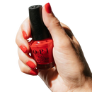 OPI Nail Lacquer Up to 7 Days of Wear Chip Resistant and Fast Drying Light Pink Nail Polish 0.5 fl oz Big Apple Red
