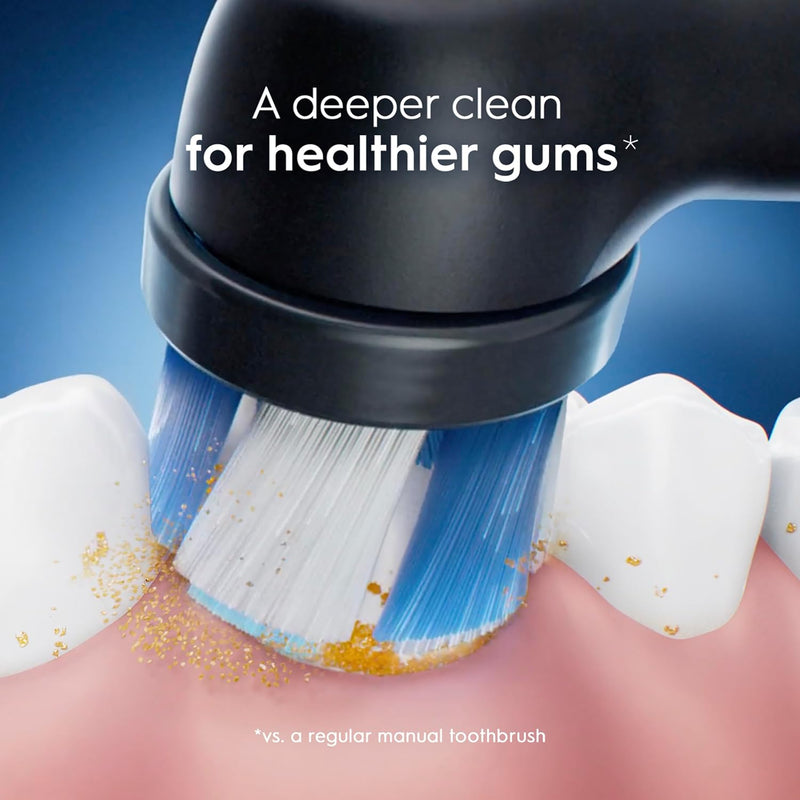 Oral-B Io Ultimate Clean Replacement Brush Heads Black - Pack of 2