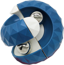 Orbit Ball Toy, Bead Fidget Cube Puzzle Bead Ball Spinning Toy, Rotating Track Infinite Flip Change Puzzle Games Novelty Creative Stress Relieve Toys for Kids Children Adults (Blue)