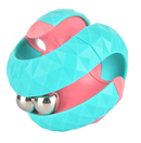 Orbit Ball Toy, Bead Fidget Cube Puzzle Bead Ball Spinning Toy, Rotating Track Infinite Flip Change Puzzle Games Novelty Creative Stress Relieve Toys for Kids Children Adults (Red)