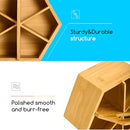 MEEDEN Bamboo Rotating Art Supply Desk Organizer