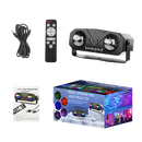 Party Disco Ball Ocean Star Projector – Sound Activated DJ Light with Remote & Strobe Effects