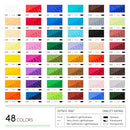 MEEDEN Soft Oil Pastels Set: 48 Colors with Extra 4 White Smooth Oil Pastel