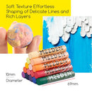 MEEDEN Soft Oil Pastels Set: 48 Colors with Extra 4 White Smooth Oil Pastel