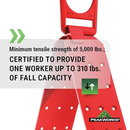 Peakworks Temporary Roof Anchor Bracket - Stainless Steel Safety Roof Top Anchor Bracket for Roofing Work - Industrial, Construction, Roofing Fall Protection - ANSI & OSHA Compliant