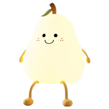 Pear shaped night light for birthday gift