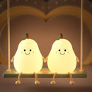 Pear shaped night light for birthday gift