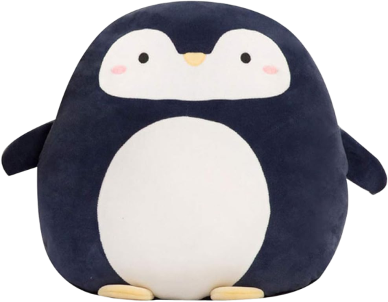 Penguin Plush Pillow Soft Stuffed Animal Hugging Toy, Gift for All Ages
