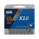 KMC X10 10-Speed X-Series High-Performance Bicycle Chain, Grey