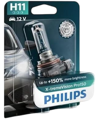 Philips X-tremeVision Pro150 Xtreme Vision Pro 150 Car Headlight Bulb H11 (Single)