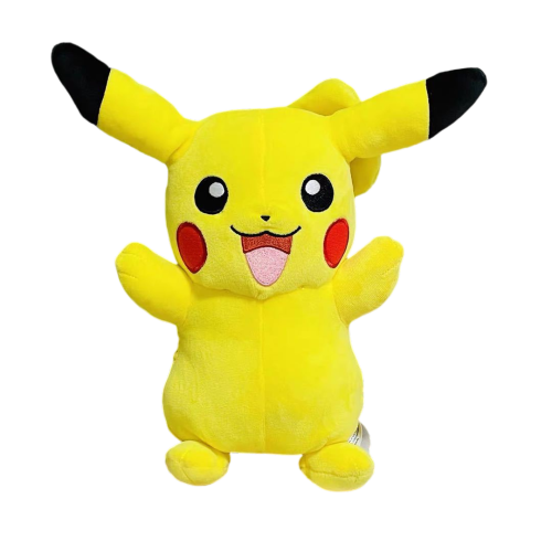 Pikachu Plush- Quality & Soft Stuffed Animal Toy - Generation One - Great Gift for Kids, Boys, Girls
