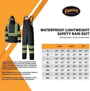 Pioneer Hi Vis Lightweight Waterproof Safety Rain Suit - Reflective Work Rain Gear for Men and Women