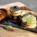 Pistachio Cream 200gr MICHAELS COFFEE HOUSE - Palm Oil Free & Gluten Free Spreadable Pistachio Paste, Sweet, Ideal on Bread, for Cakes, Dessert, Ice Cream, Made in Italy, Pistachio Spread
