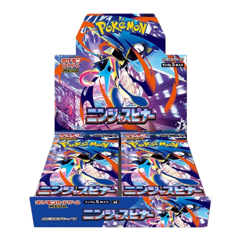 ポケモンカード BOXセット Pokemon Card Game MEGA Expansion Pack Ninja Spinner Box