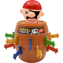 Pop Up Pirate Classic Children's Action Board Game, Family and Preschool Kids Game for Children 4, 5, 6, 7, 8 Year Old Boys Girls Adults,Packaging may vary, Wood - Choc Brown