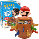 Pop Up Pirate Classic Children's Action Board Game, Family and Preschool Kids Game for Children 4, 5, 6, 7, 8 Year Old Boys Girls Adults,Packaging may vary, Wood - Choc Brown