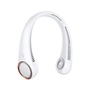 Portable Bladeless Neck Fan Hands Free Wearable, White & Black