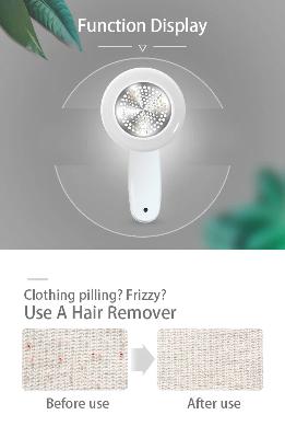 Portable Rechargeable Lint Remover With Cleaning Brush - Effective Fabric Shaver For Clothes