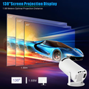 Portable projector 180 rotatable projector with stand