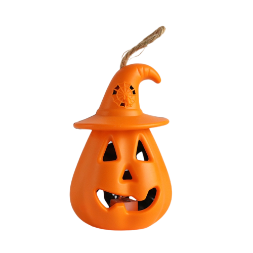Pumpkin Ghost Lantern – Halloween Light-Up Decoration for Spooky Indoor & Outdoor Displays