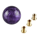 Purple Pearl Round Gear Shift Knob – Universal Threaded Fit