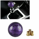 Purple Pearl Round Gear Shift Knob – Universal Threaded Fit