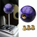 Purple Pearl Round Gear Shift Knob – Universal Threaded Fit
