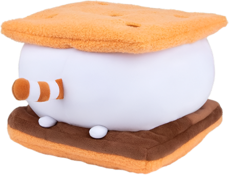 GUND Pusheen S’Mores Squisheen Plush, Stuffed Animal for Ages 8 and Up, Brown/White,