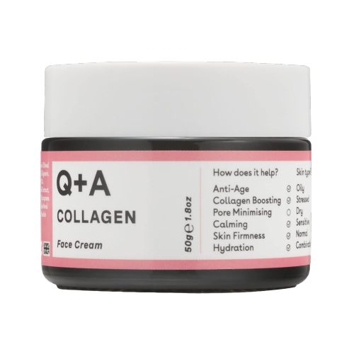 Q+A Collagen Face Cream 50g Natural Skincare Anti-Ageing