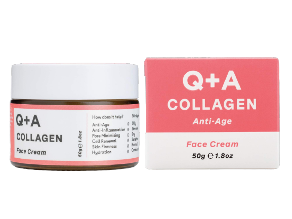 Q+A Collagen Face Cream 50g Natural Skincare Anti-Ageing