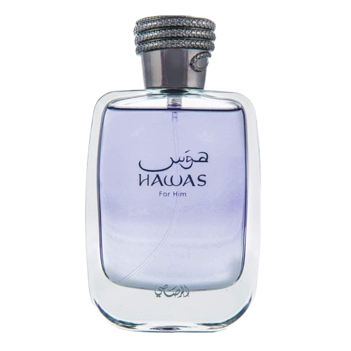 RASASI Hawas for Him Eau De Parfum 100ml - Cinnamon, Orange, Amber, Woody, Italian Citrus, Fruity, Sandal, Cedar, Musk, Ambergris