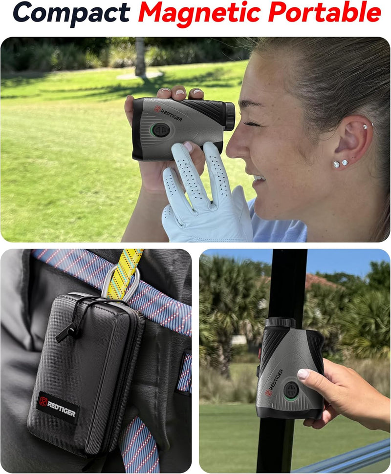 REDTIGER GolfVue Series 1 Pro – Precision Laser Rangefinder with Slope & Vibration