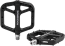 ROCK BROS Mountain Bike Pedals Nylon Composite Bearing 9/16" MTB Bicycle Pedals with Wide Flat Platform (2018-12ABK)