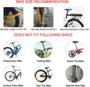 ROCKBROS Rear Bike Cargo Rack – Quick Release, 165 lbs Capacity