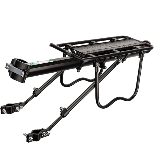 ROCKBROS Rear Bike Cargo Rack – Quick Release, 165 lbs Capacity