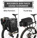 ROCKBROS Rear Bike Cargo Rack – Quick Release, 165 lbs Capacity