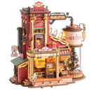 ROKR 3D Wooden Puzzle Dream Gift Factory Christmas Edition with Music and Lights